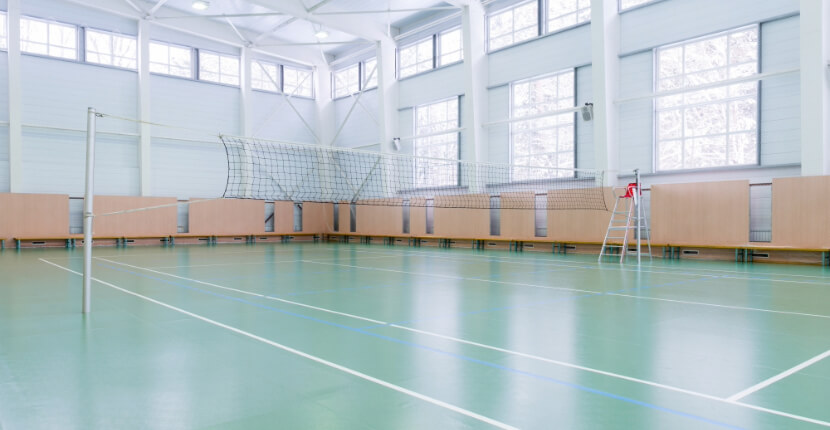 Badminton Court Construction in Wickford SS12 9